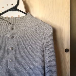 grey calvin klein oversize sweater